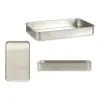 Cepamveidne Kinvara Sudrabains Sudrabs Alumīnijs 32 x 7 x 51,5 cm 51,5 x 7 x 32 cm 51,5 x 7,5 x 32 cm