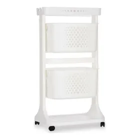 Daržovių vežimėlis Kinvara Balta polipropileno Plastmasinis 33 x 83,5 x 42 cm 35 x 82 x 43 cm