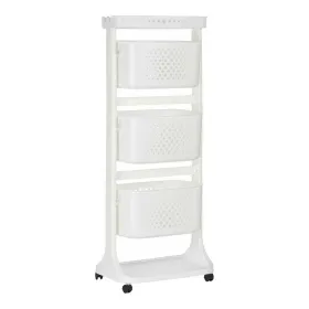 Daržovių vežimėlis Kinvara Balta polipropileno Plastmasinis 33 x 112 x 41 cm 33 x 11,2 x 42 cm