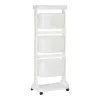 Dārzeņu ratiņi Kinvara Balts polipropilēns Plastmasa 33 x 112 x 41 cm 33 x 11,2 x 42 cm