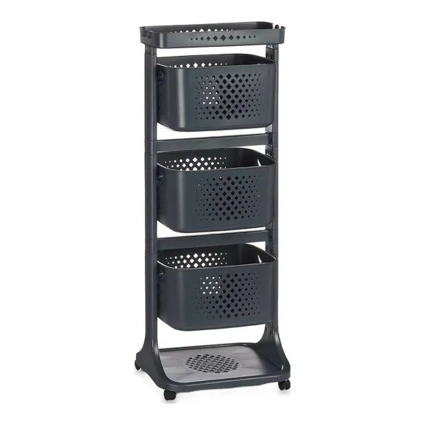 Daržovių vežimėlis Kinvara Antracito polipropileno Plastmasinis 33 x 11,2 x 42,5 cm 33 x 11,2 x 42 cm