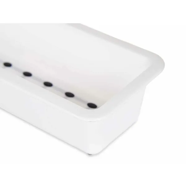 Virtuves Piederumu Organizators Kinvara Balts Melns Pelēks Gumijas polipropilēns TPR 8,5 x 5 x 24 cm 24 x 5,5 x 8,5 cm (36 Vienī