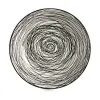 Dziļais šķīvis Vessia Balts Melns Porcelāns Strīpas 20 x 4,7 x 20 cm (6 gb.)