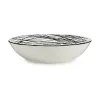 Gili lėkštė Vessia Balta Juoda Porcelianas Dryžiai 20 x 4,7 x 20 cm (6 vnt.)