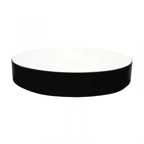 Ceiling-mounted round black LED luminaire "MORA" 60W