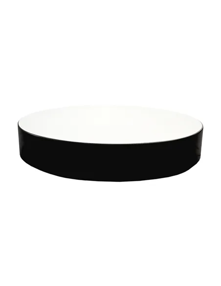 Ceiling-mounted round black LED luminaire "MORA" 60W