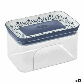 Skārdene Stefanplast Zils Plastmasa 700 ml 10,3 x 8 x 15,5 cm Hermētisks (12 gb.)