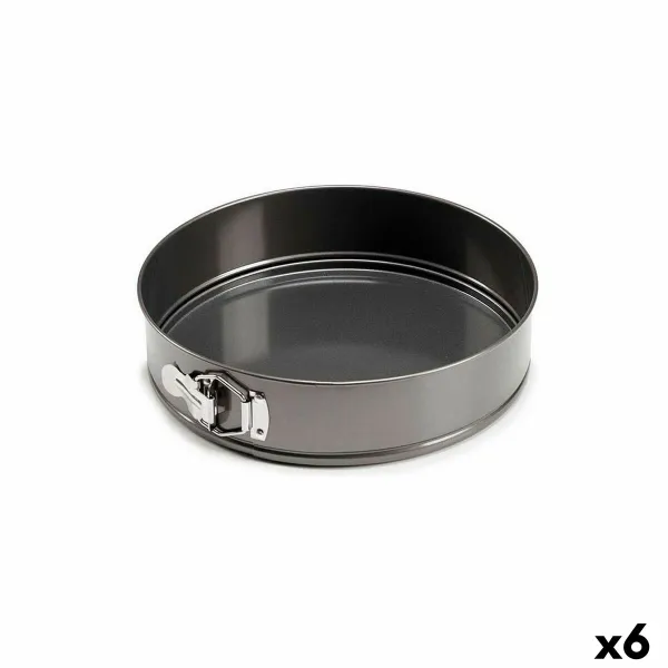 Irtopohjavuoka Kinvara Tumman harmaa Metalli Hiiliteräs 28 x 6,5 x 28,5 cm (6 osaa)