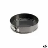 Springform Pan Kinvara Dark grey Metal Carbon steel 28 x 6,5 x 28,5 cm (6 Units)
