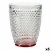 Стакан Vivalto Красный Прозрачный Cтекло Очки 300 ml (6 штук)