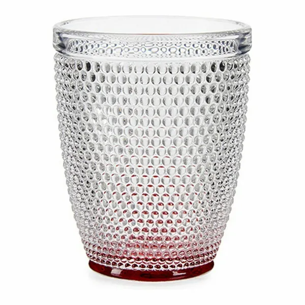 Стакан Vivalto Красный Прозрачный Cтекло Очки 300 ml (6 штук)