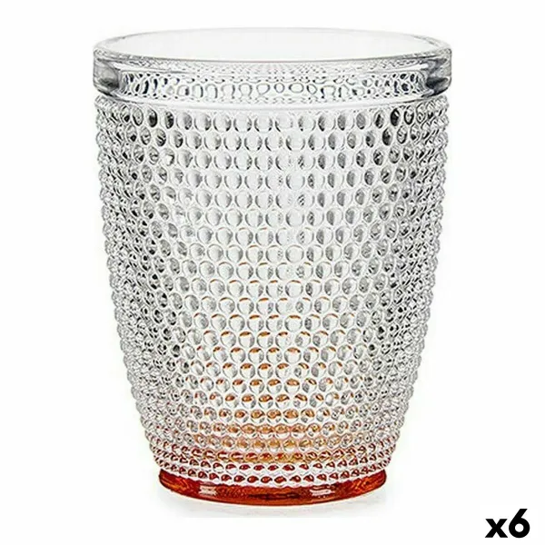 Lasi Vivalto Läpinäkyvä Meripihka Lasi Pisteet 300 ml (6 osaa)