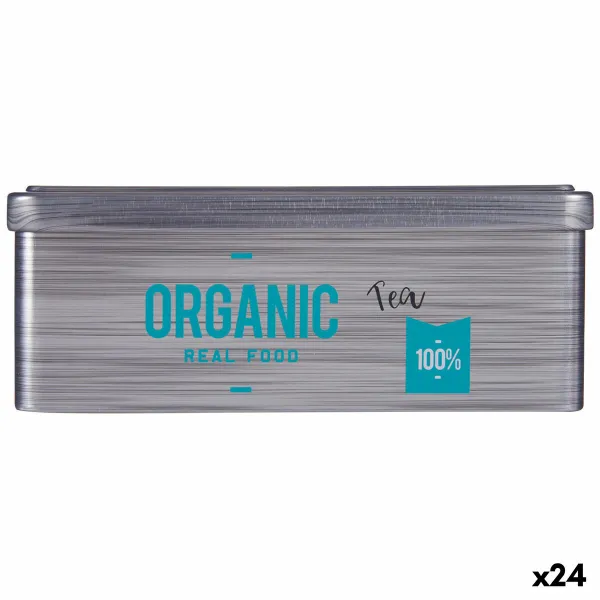 Infūziju Kaste Kinvara Organic Tea Pelēks Alva 11 x 7,1 x 18 cm (24 gb.)