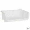 Kasviskori Kinvara Valkoinen polypropeeni 30 x 13,5 x 38,7 cm (24 osaa)