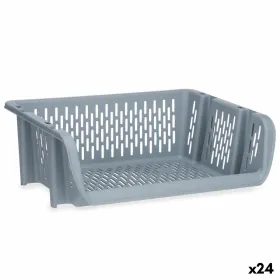 Daržovių krepšelis Kinvara Pilka polipropileno 30 x 13,5 x 38,7 cm (24 vnt.)