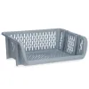 Vegetable basket Kinvara Grey polypropylene 30 x 13,5 x 38,7 cm (24 Units)