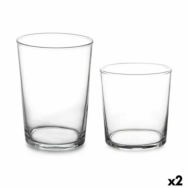 Glāžu komplekts Pasabahce Bistro Caurspīdīgs Stikls 380 ml 510 ml (2 gb.)