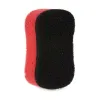 Mazgāšanas spilventiņš Melns Sarkans Poliuretāns Putas Abrazīvā šķiedra 7,3 x 4 x 12,3 cm (40 gb.)