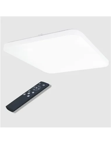 Square LED wall luminaire "SOPOT" 2x36W