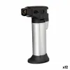Kitchen Blowtorch Kinvara Black Silver 7,2 x 11 x 4 cm (12 Units)