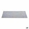 Stalo kilimėlis Kinvara Sidabras Plastmasinis 30 % Poliesteris 45 x 0,01 x 30 cm (12 vnt.)