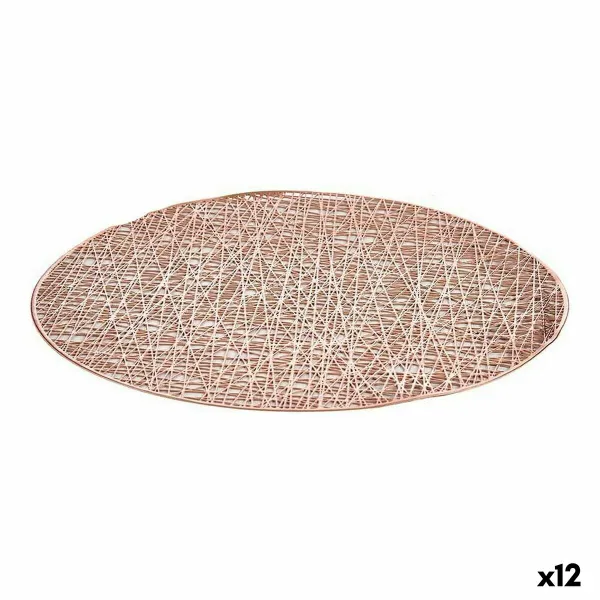 Tabletti Kinvara Pinkki Muovinen Ø 38 cm (12 osaa)