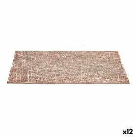 Stalo kilimėlis Kinvara Rožinė Plastmasinis 30 % Poliesteris 45 x 0,01 x 30 cm 30 x 0,001 x 45 cm (12 vnt.)