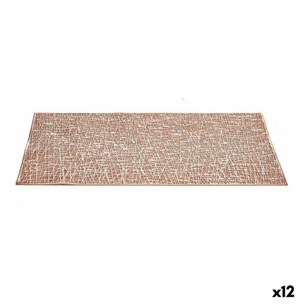 Tabletti Kinvara Pinkki Muovinen 30 % Polyesteri 45 x 0,01 x 30 cm 30 x 0,001 x 45 cm (12 osaa)