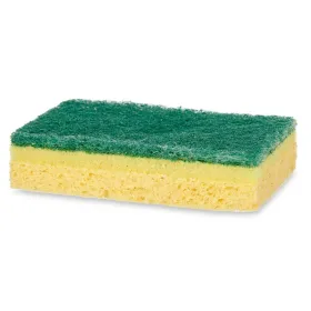 Набор мочалок Жёлтый Зеленый Целлюлоза Абразивное волокно 10,5 X 6,7 X 2,5 cm 10,8 x 13,3 x 2 cm (26 штук)