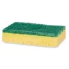 Set of scourers Yellow Green Cellulose Abrasive fibre 10,5 X 6,7 X 2,5 cm 10,8 x 13,3 x 2 cm (26 Units)