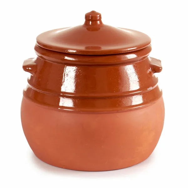Kannellinen vuoka La Dehesa Poltettu savi 3,5 L 23 x 22 x 23 cm 23 x 23 x 23 cm (4 osaa)