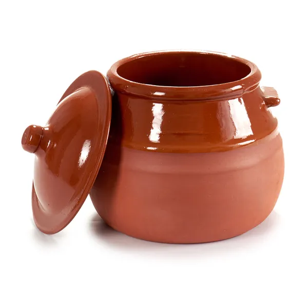 Puodai su dangteliu La Dehesa Keptas molis 2 L 19 x 20,5 x 18 cm (4 vnt.)