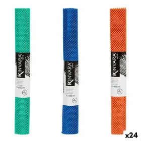 Нескользящий коврик Kinvara Синий Резина Пластик 45 x 100 cm 45 x 0,01 x 100 cm 5 x 45 x 5 cm (24 штук)