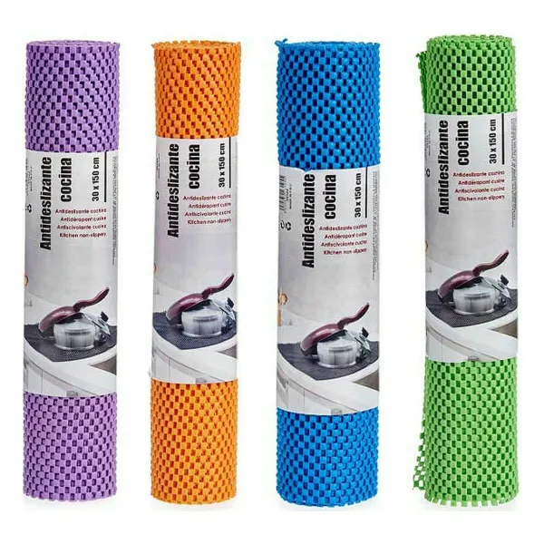 Neslīdošs paklājs Kinvara Gumija Plastmasa 30 x 150 cm 30 x 0,01 x 150 cm (24 gb.)