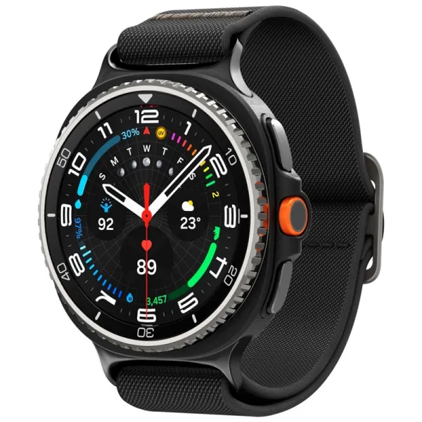 Spigen Fit Lite - Strap for Samsung Galaxy Watch 8 / 8 Classic 40 / 44 / 46 mm (Black)