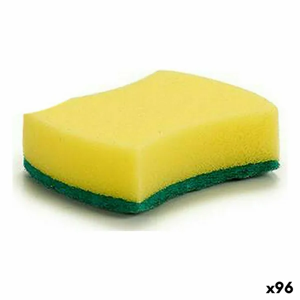 Valiklis Geltona Žalia Sintetinis pluoštas 10 x 3 x 7,5 cm (96 vnt.)