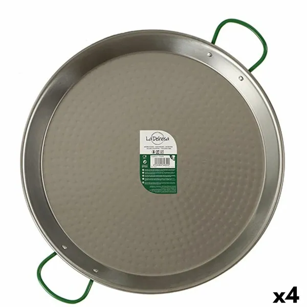 Pannu La Dehesa Hopeinen Kiillotettua terästä Ø 55 cm 69 x 5,5 x 56 cm (4 osaa)