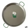 Pannu La Dehesa Hopeinen Kiillotettua terästä Ø 55 cm 69 x 5,5 x 56 cm (4 osaa)