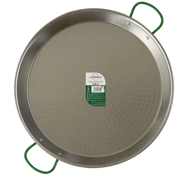 Pan La Dehesa Silver Polished Steel Ø 60 cm 73 x 6 x 59 cm 59 x 6 x 73 cm (4 Units)