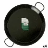 Pan La Dehesa Чёрный Эмалированная сталь Ø 46 cm 59 x 6 x 46 cm (4 штук)