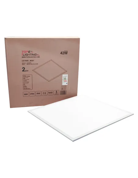 Recessed square LED panel "MESA" 42W-3000K