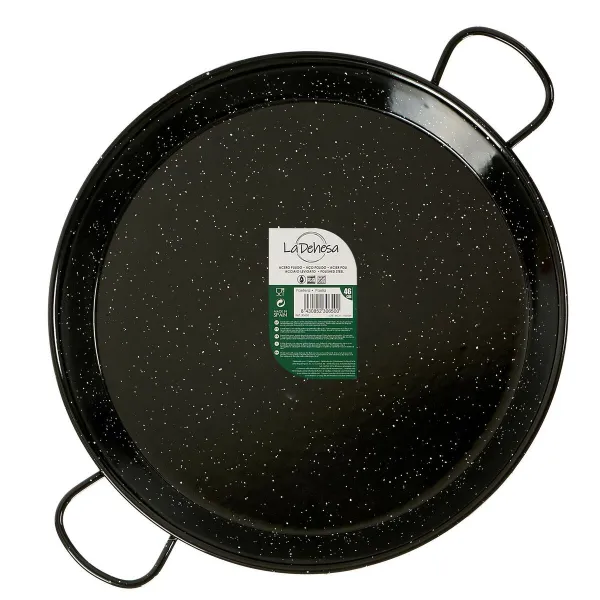Pan La Dehesa Чёрный Эмалированная сталь Ø 46 cm 59 x 6 x 46 cm (4 штук)
