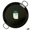keptuvė La Dehesa Juoda Emaliuotas plienas Ø 50 cm 64 x 6 x 54 cm (4 vnt.)