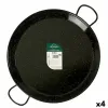 Pan La Dehesa Чёрный Эмалированная сталь Ø 55 cm 69 x 6 x 55 cm (4 штук)