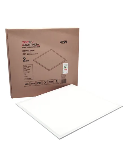 Recessed square LED panel "MESA" 42W-4000K