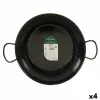 Paellapannu La Dehesa Musta Emaloitu teräs Ø 36 cm 48 x 13 x 8 cm 48 x 9,5 x 36 cm (4 osaa)