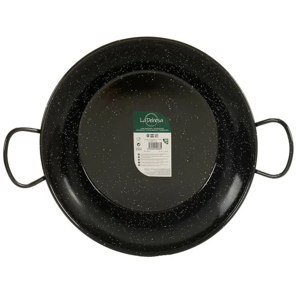 Panna paeljas gatavošanai La Dehesa Melns Emaljēts Tērauds Ø 40 cm (4 gb.)