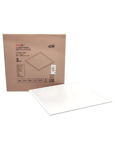 Recessed square LED panel "MESA" 42W-4000K UGR