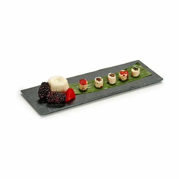 поднос для закусок Kinvara Чёрный 30,3 x 0,5 x 10 cm (24 штук)