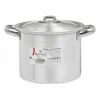 Casserole with Lid Kinvara Silver Aluminium 23,5 x 15 x 18 cm (6 Units)
